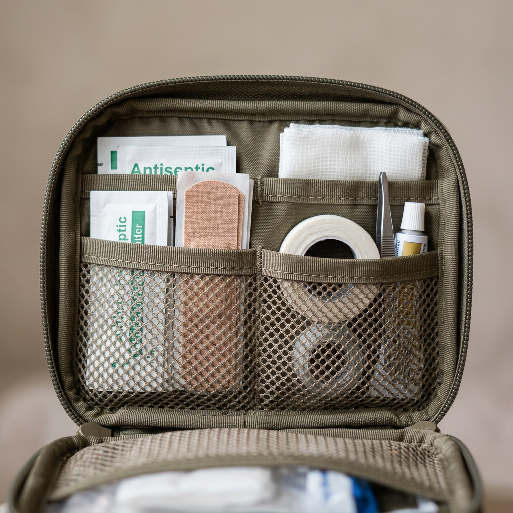 Compact First Aid Organizer Pouch - Detail