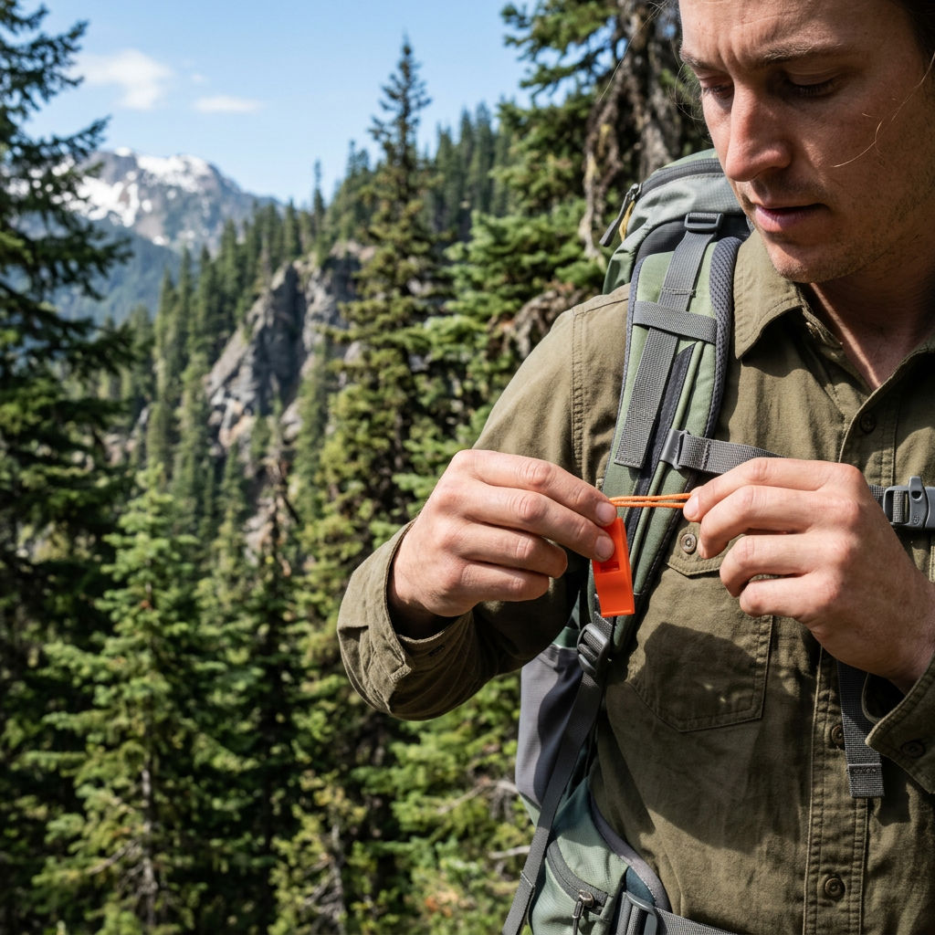 Emergency Trail Whistle - Lifestyle