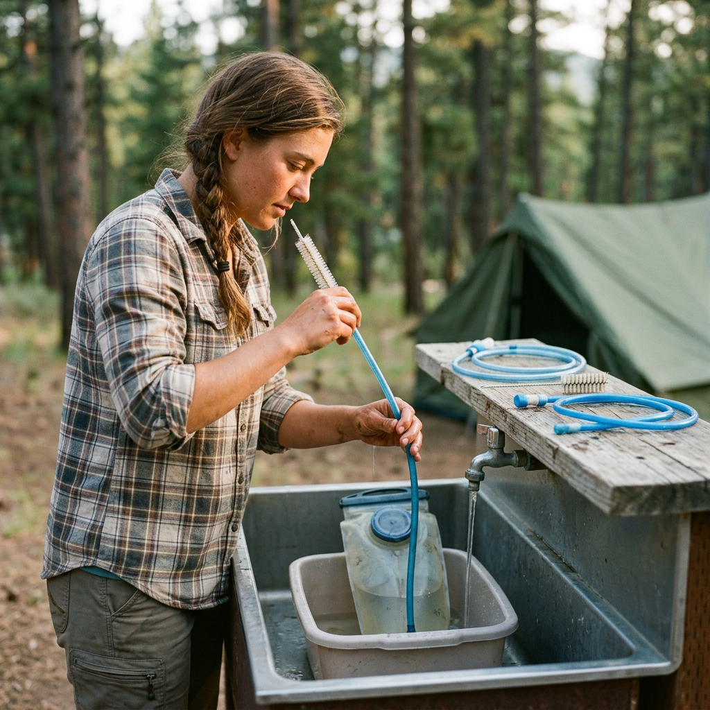 Hydration Tube Cleaning Brush Set - Lifestyle
